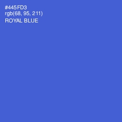 #445FD3 - Royal Blue Color Image